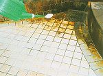 クリーピングA散布中