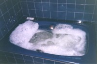 ジェットクリーナー洗浄中
